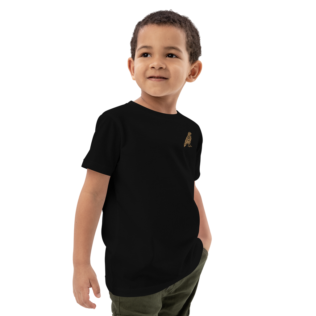 SPIRIT OF THE RAVEN – KIDS Shirt mit kleinem Rabenmotiv – Produktansicht