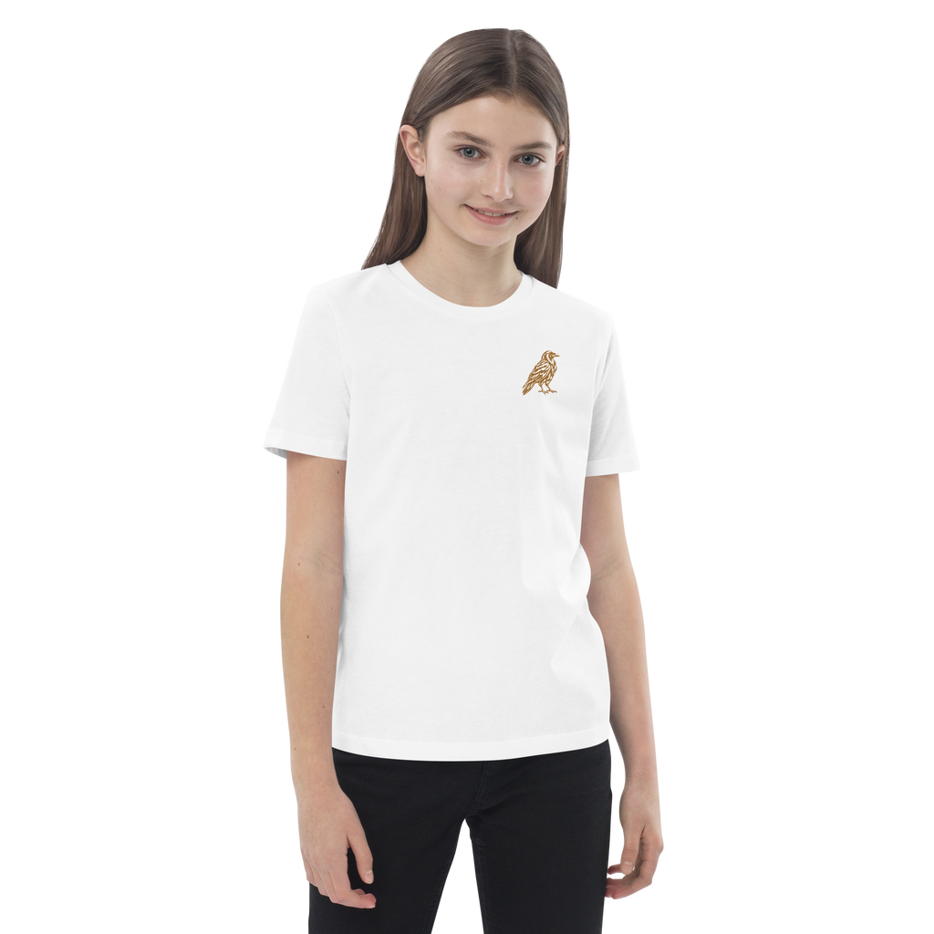 SPIRIT OF THE RAVEN – KIDS Shirt mit kleinem Rabenmotiv – Produktansicht