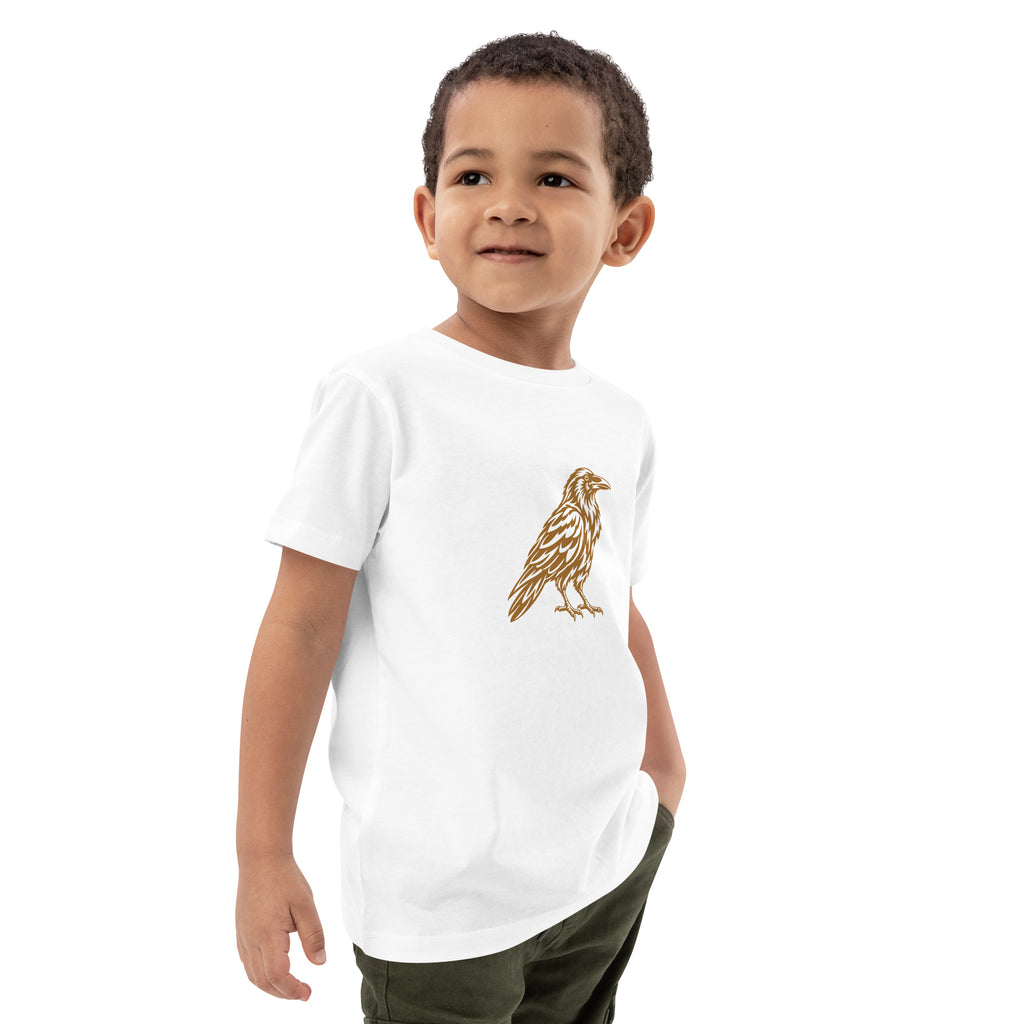 SPIRIT OF THE RAVEN – KIDS Shirt mit großem Rabenprint – Produktansicht