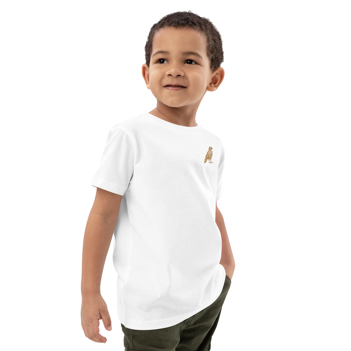 SPIRIT OF THE RAVEN – KIDS Shirt mit kleinem Rabenmotiv – Produktansicht