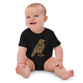 SPIRIT OF THE RAVEN – Baby-Bio-Body mit Rabenprint – Produktansicht