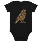 SPIRIT OF THE RAVEN – Baby-Bio-Body mit Rabenprint – Produktansicht