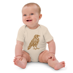 SPIRIT OF THE RAVEN – Baby-Bio-Body mit Rabenprint – Produktansicht