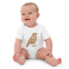 SPIRIT OF THE RAVEN – Baby-Bio-Body mit Rabenprint – Produktansicht