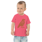 SPIRIT OF THE RAVEN – Kleinkinder Jersey-T-Shirt mit Rabenprint – Produktansicht