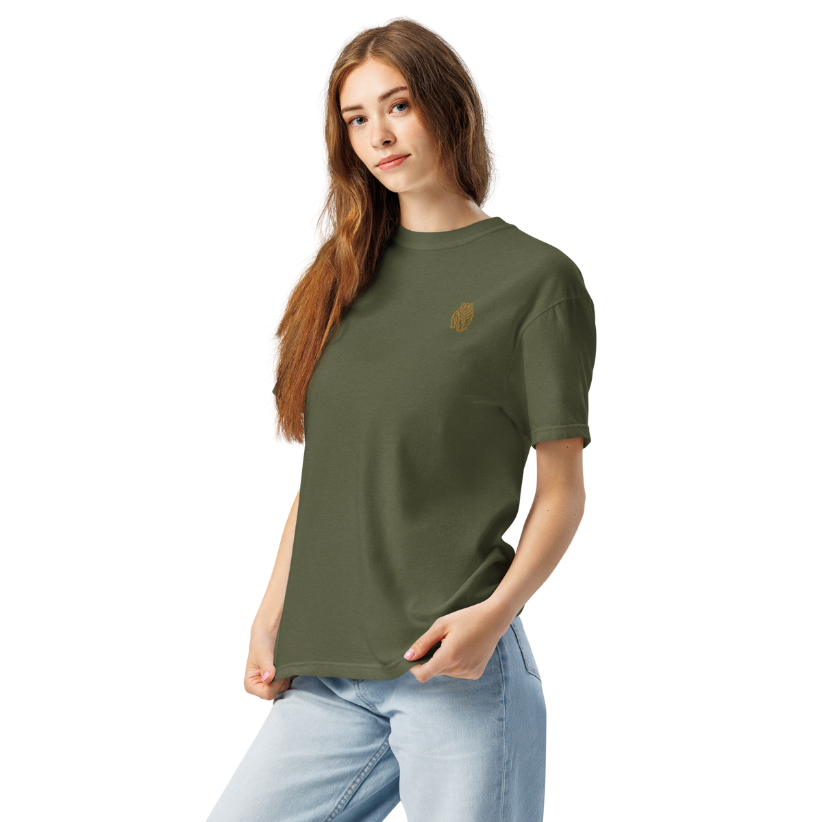 SPIRIT OF THE BEAR – Premium T-Shirt mit Bärenprint – Produktansicht