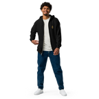 SPIRIT OF THE BEAR – Zip-Hoodie mit Bären-Stickerei – Produktansicht