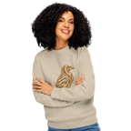 SPIRIT OF THE RAVEN – Unisex Bio-Sweatshirt mit Rabenprint – Produktansicht