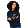 SPIRIT OF THE RAVEN – Unisex Bio-Sweatshirt mit Rabenprint – Produktansicht