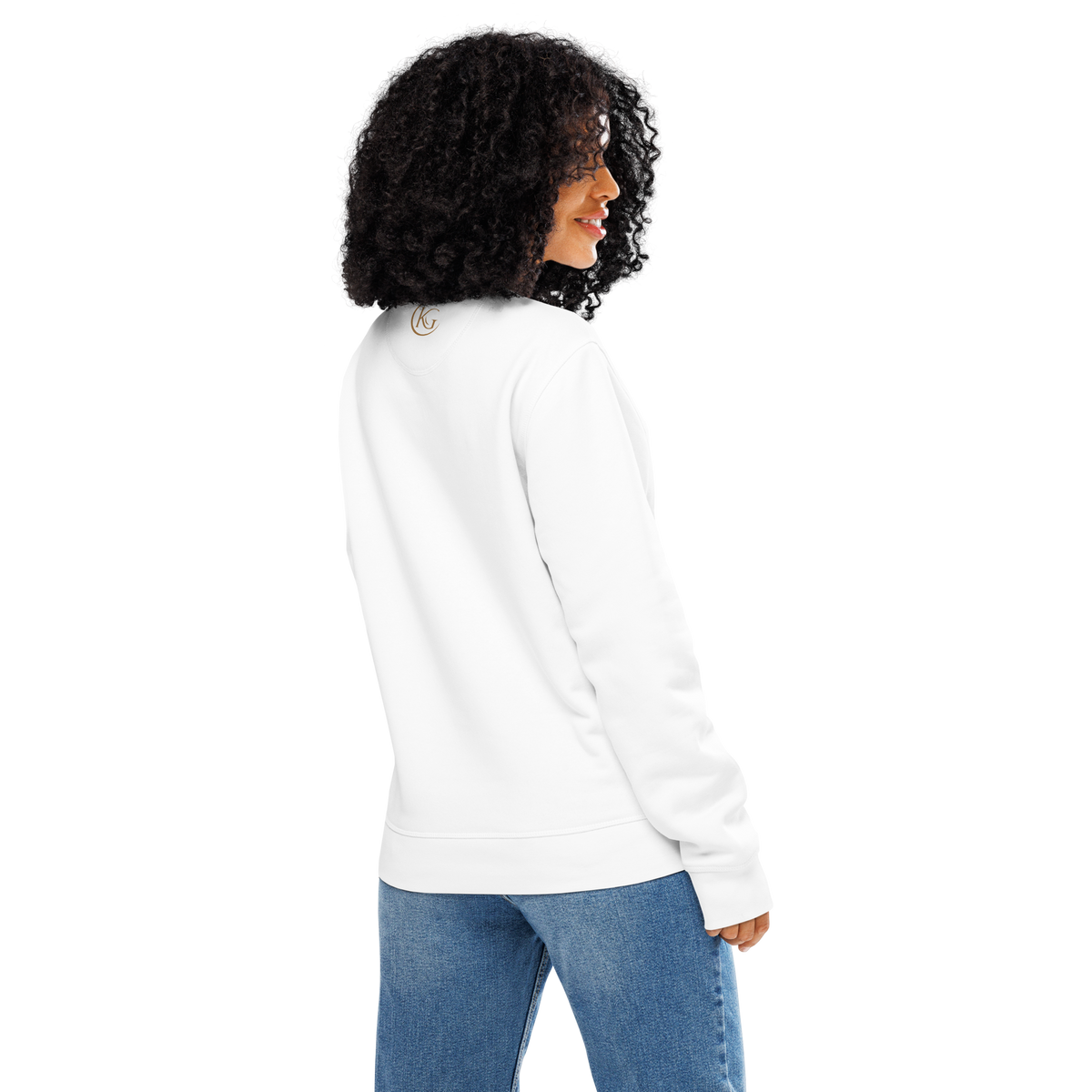 SPIRIT OF THE RAVEN – Unisex Bio-Sweatshirt mit Rabenprint – Produktansicht