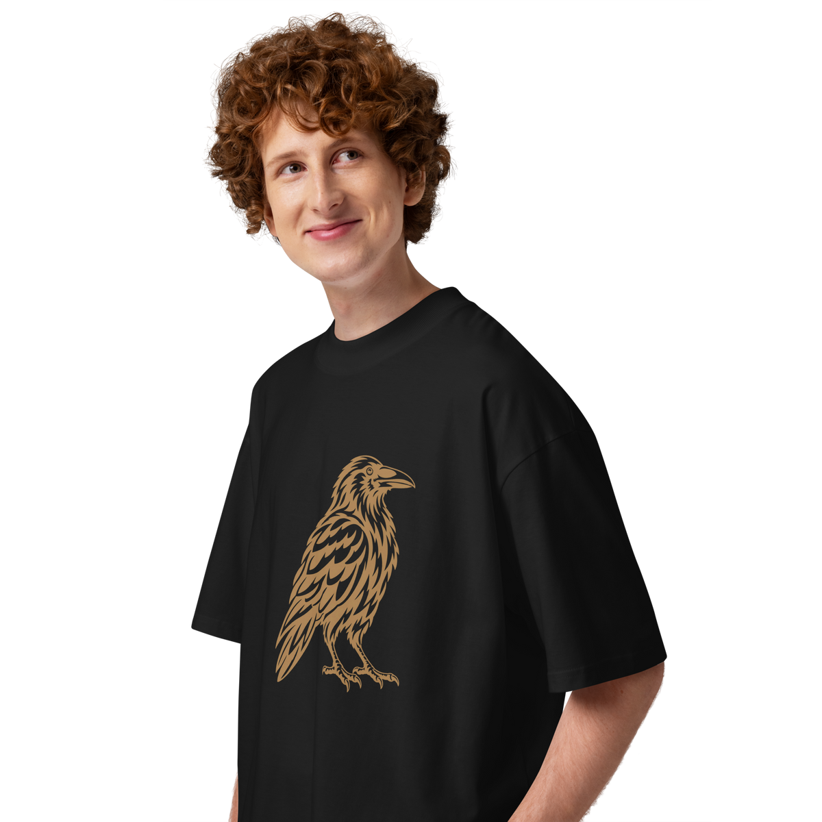 SPIRIT OF THE RAVEN – Oversized Unisex Bio-T-Shirt – Produktansicht