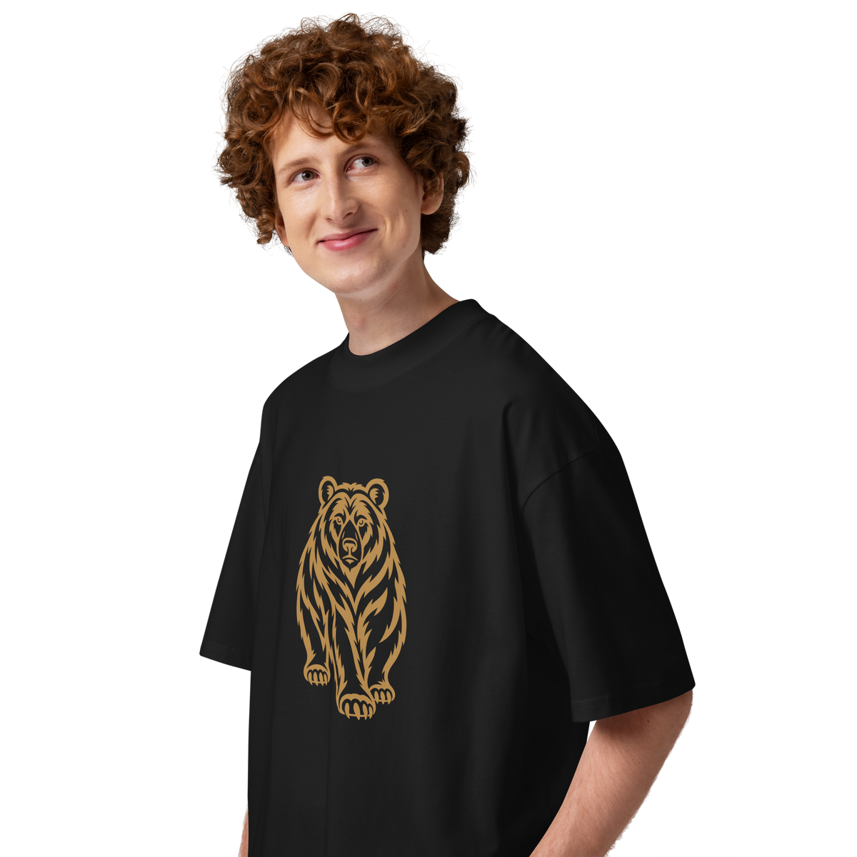 SPIRIT OF THE BEAR – Oversized Unisex Bio-T-Shirt – Produktansicht