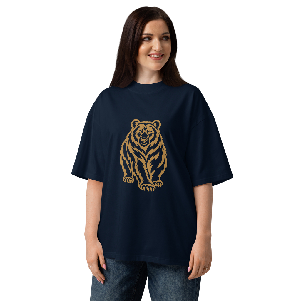 SPIRIT OF THE BEAR – Oversized Unisex Bio-T-Shirt – Produktansicht