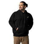 SPIRIT OF THE RAVEN – Premium Hoodie mit Raben-Stickerei – Produktansicht