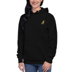 SPIRIT OF THE RAVEN – Premium Hoodie mit Raben-Stickerei – Produktansicht